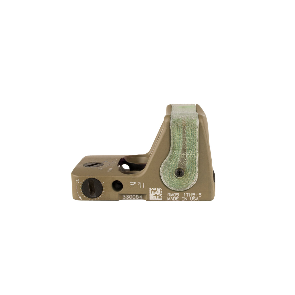 Trijicon Dual Illuminated Pistol Sight FDE - 9 MOA - 7075 T6 Aluminum - Available in Green or Amber Dot