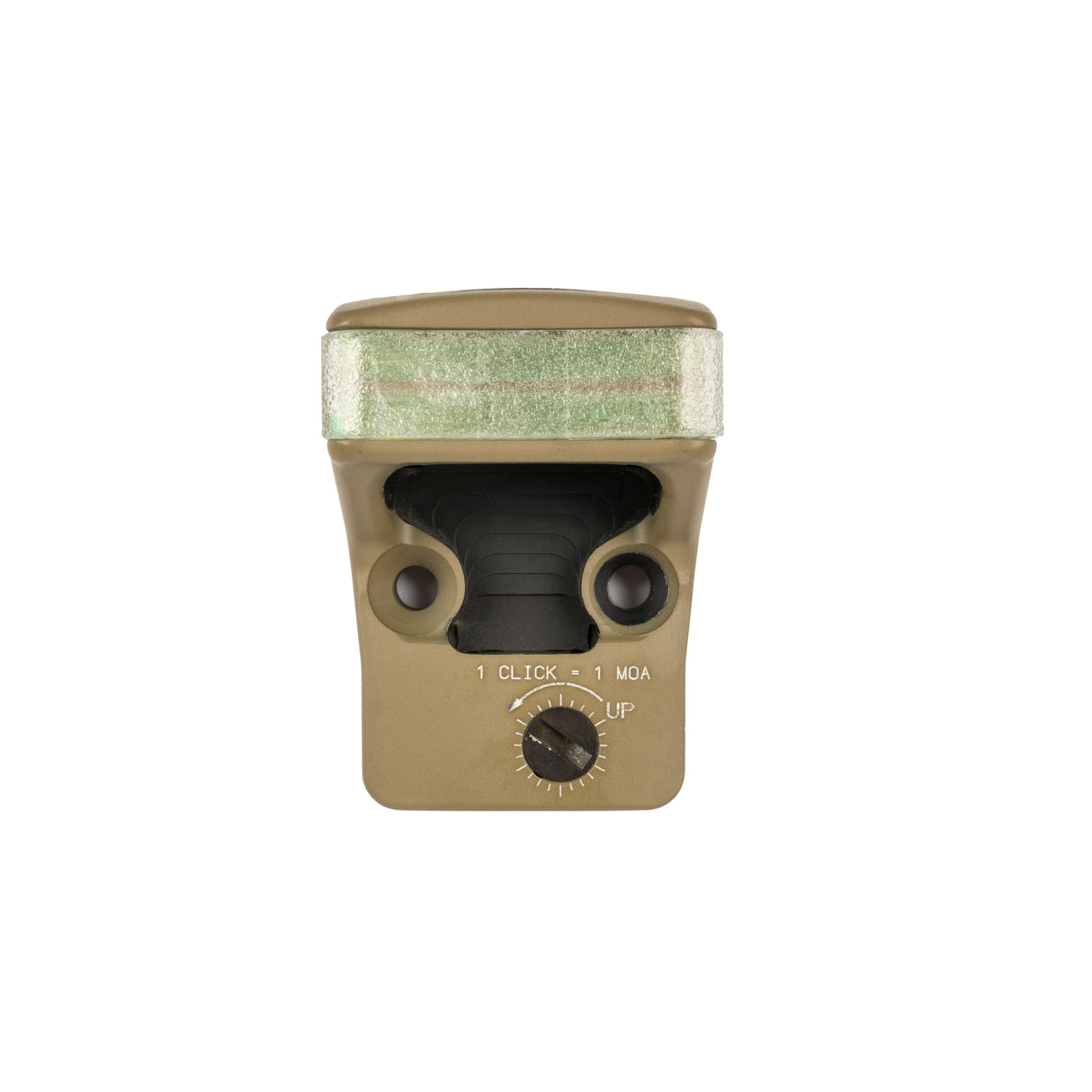 Trijicon Dual Illuminated Pistol Sight FDE - 9 MOA - 7075 T6 Aluminum - Available in Green or Amber Dot