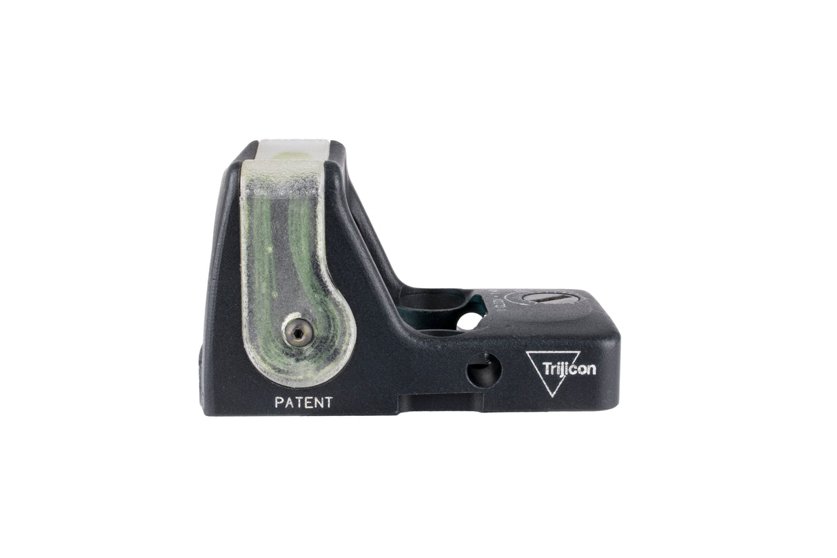 Trijicon Dual Illuminated Pistol Sight Black - 9 MOA - 7075 T6 Aluminum - Available in Green or Amber Dot