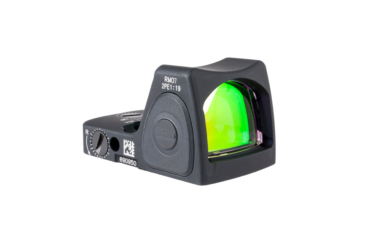 Trijicon RMR Type 2 Adjustable LED Red Dot Sight Black - 7075 T6 Aluminum - Available in 1, 3.25, and 6.5 MOA Versions