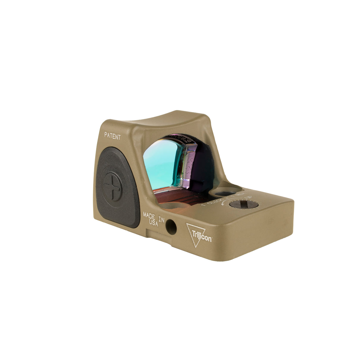 Trijicon RMR Type 2 Adjustable LED Red Dot Sight FDE - 7075 T6 Aluminum - Available in 1, 3.25, and 6.5 MOA Versions
