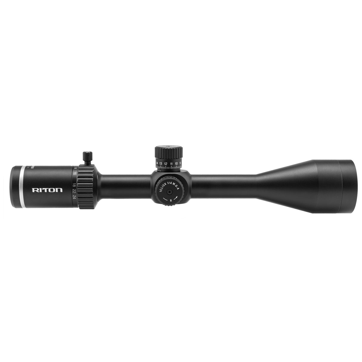 Riton 1 Conquer 6-24x50 SFP R3 Reticle Riflescope 1 Inch Tube for Long-Range Precision