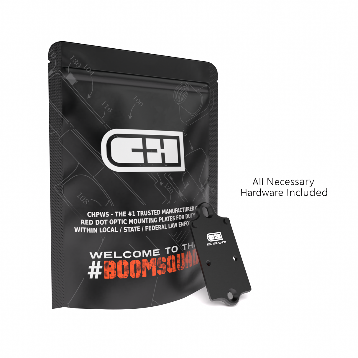 CHPWS Ruger MK IV/Lite To RMR - RUG-MK4-SS-RSH