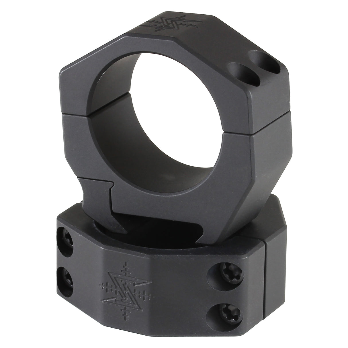 Seekins Precision .92" Low 34mm Low Scope Rings Rings in Black - 1