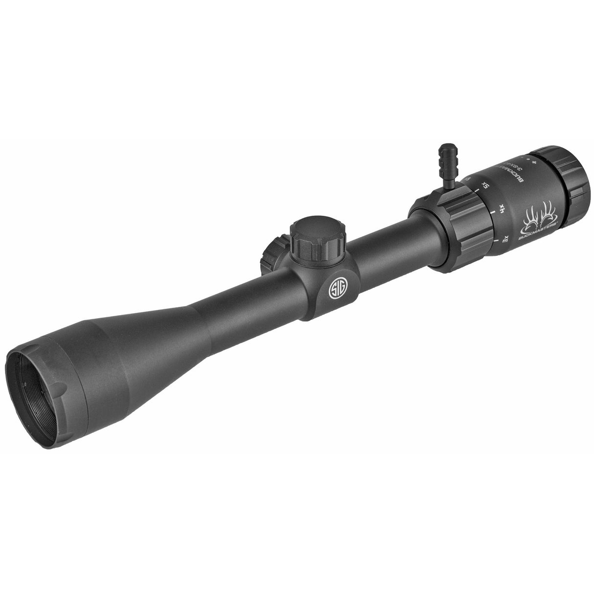 Sig Sauer Buckmasters 3-9x40mm Hunting Rifle Scope with BDC Reticle and 1-Inch Tube, Black (SOBM33001)