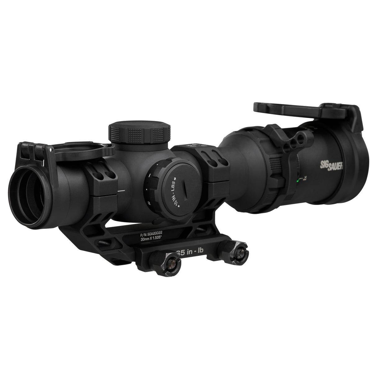 Sig Sauer TANGO-MSR Compact 1-8x24mm LPVO Rifle Scope - Illuminated BDC-8 Reticle w/ Mount - Black (SOTMC81000) - 1