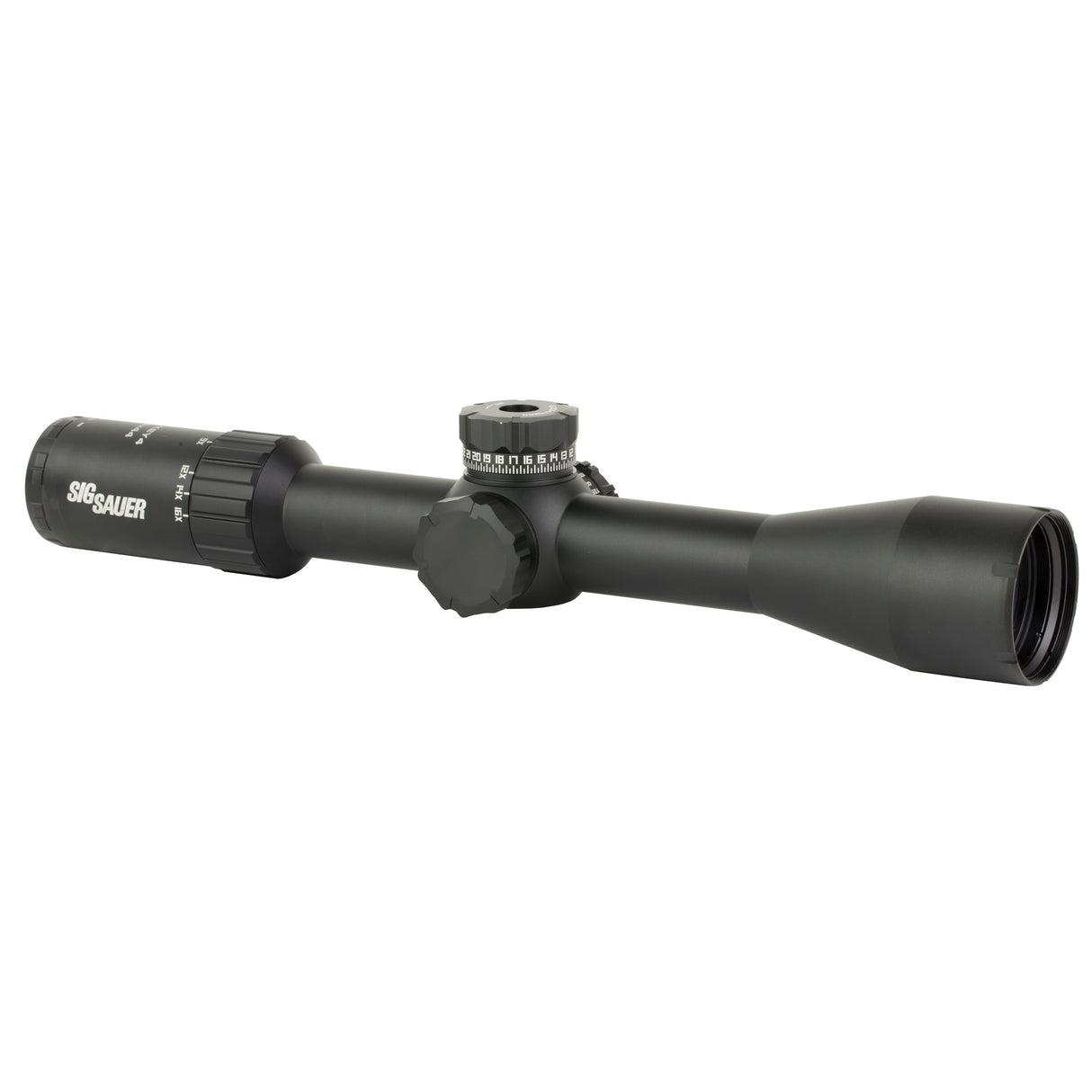 Sig Sauer WHISKEY4 4-16x44mm FFP Rifle Scope - MOA Milling Hunter 2.0 Reticle - Black (SOW44001) - 2
