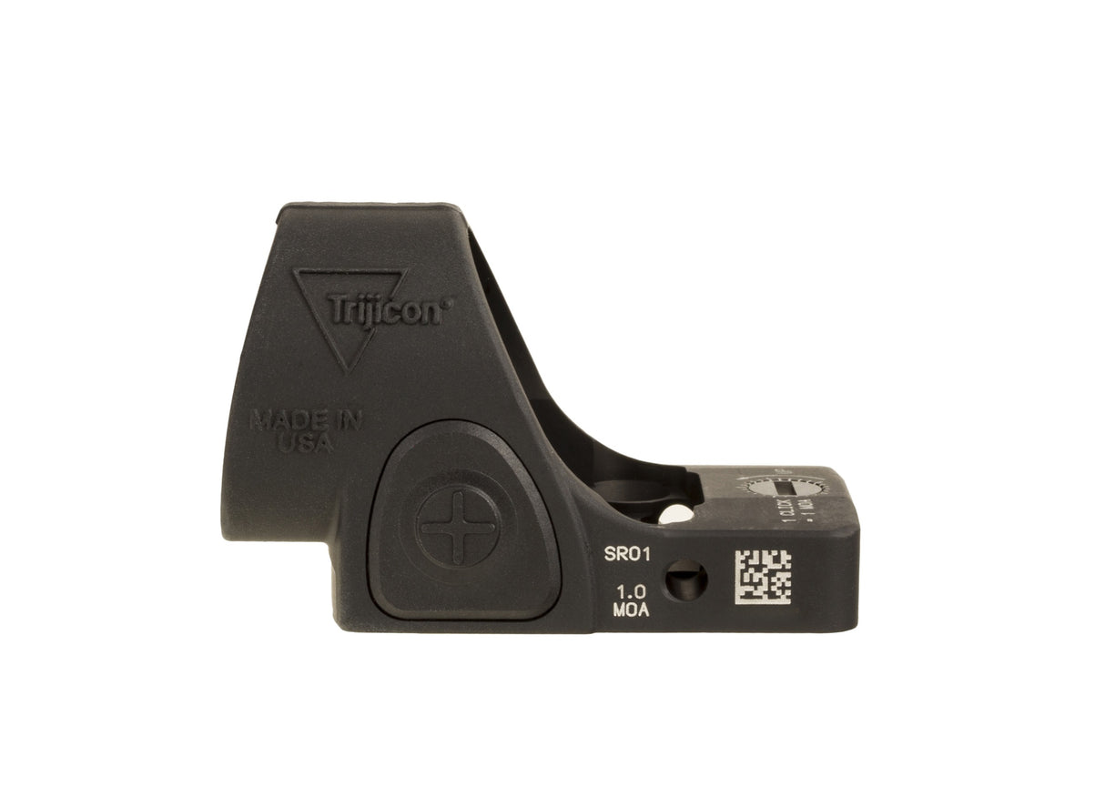 Trijicon SRO Red Dot Sight - Round Window - Available in 1, 2.5, and 5 MOA Versions - 7075 T6 Aluminum - RMR Footprint