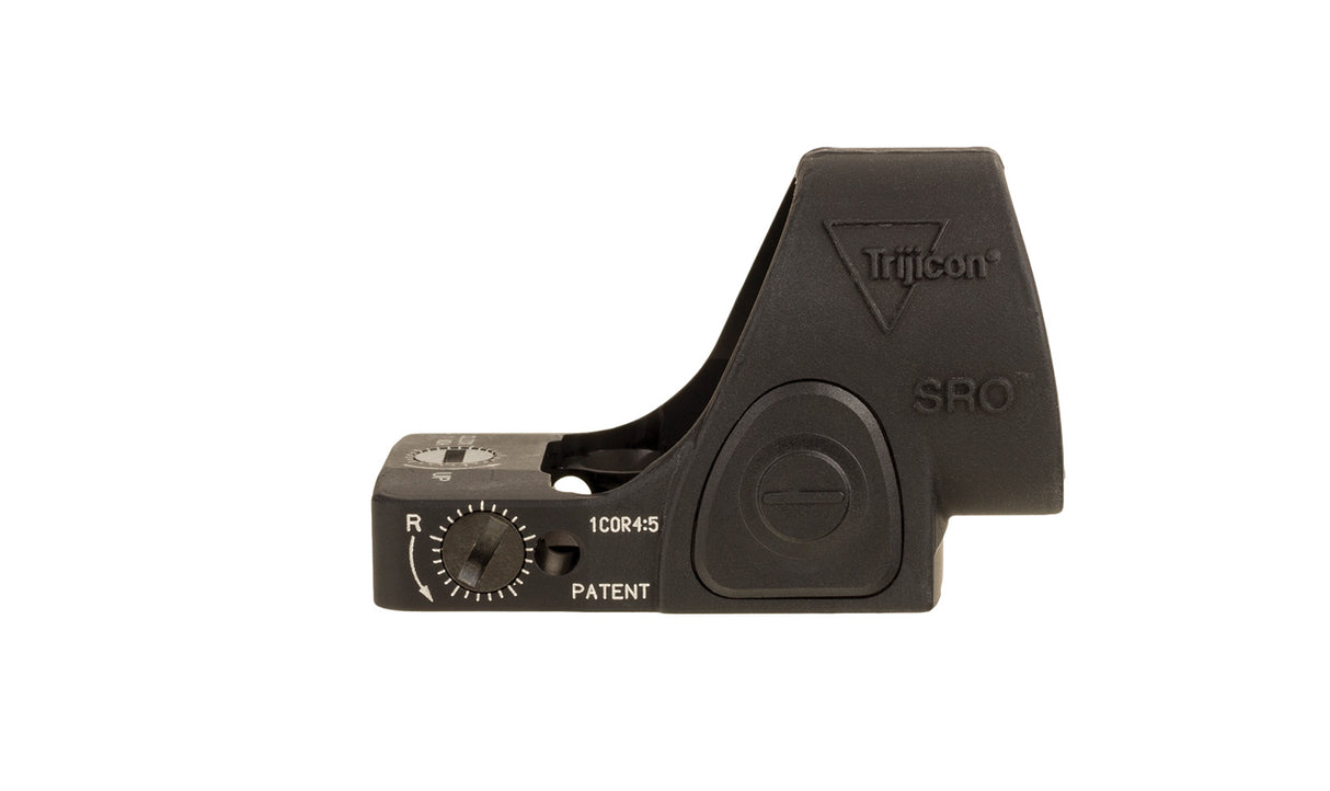 Trijicon SRO Red Dot Sight - Round Window - Available in 1, 2.5, and 5 MOA Versions - 7075 T6 Aluminum - RMR Footprint