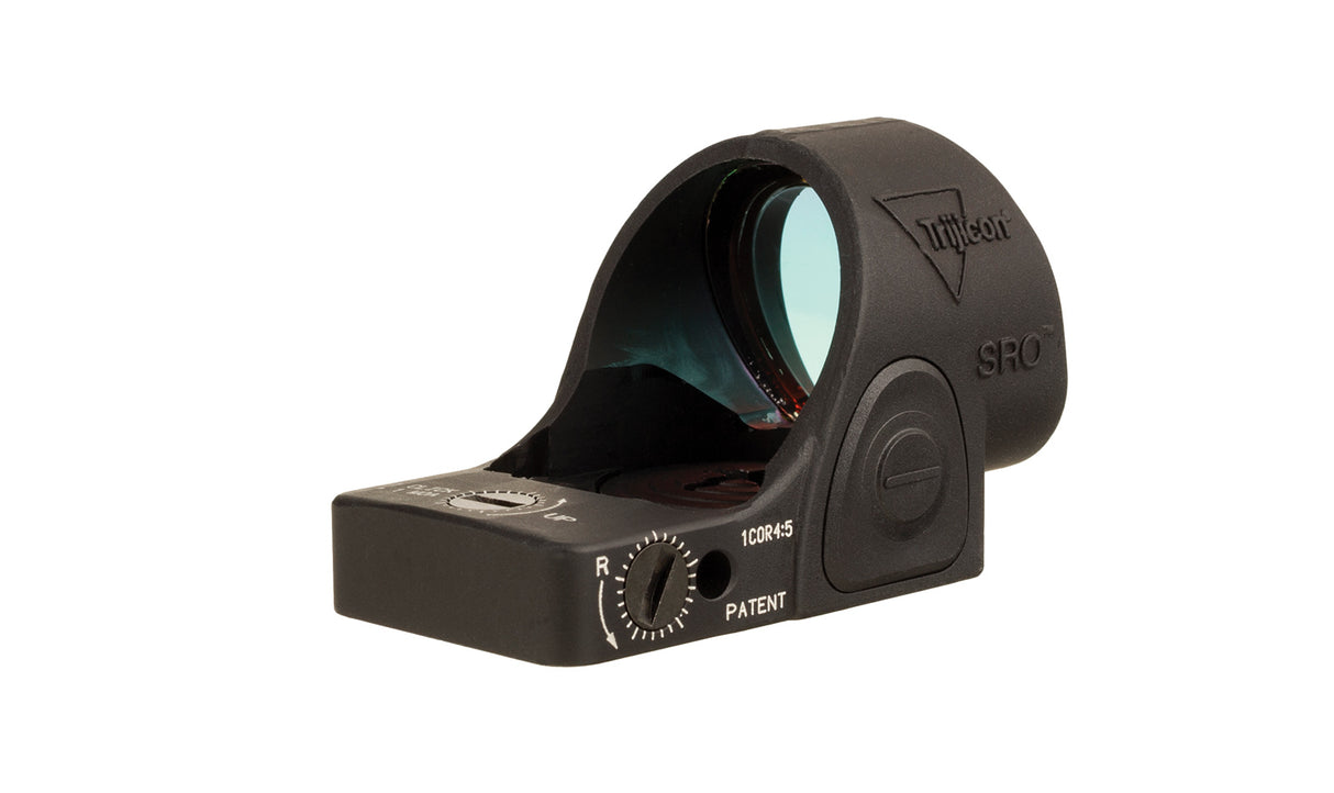 Trijicon SRO Red Dot Sight - Round Window - Available in 1, 2.5, and 5 MOA Versions - 7075 T6 Aluminum - RMR Footprint
