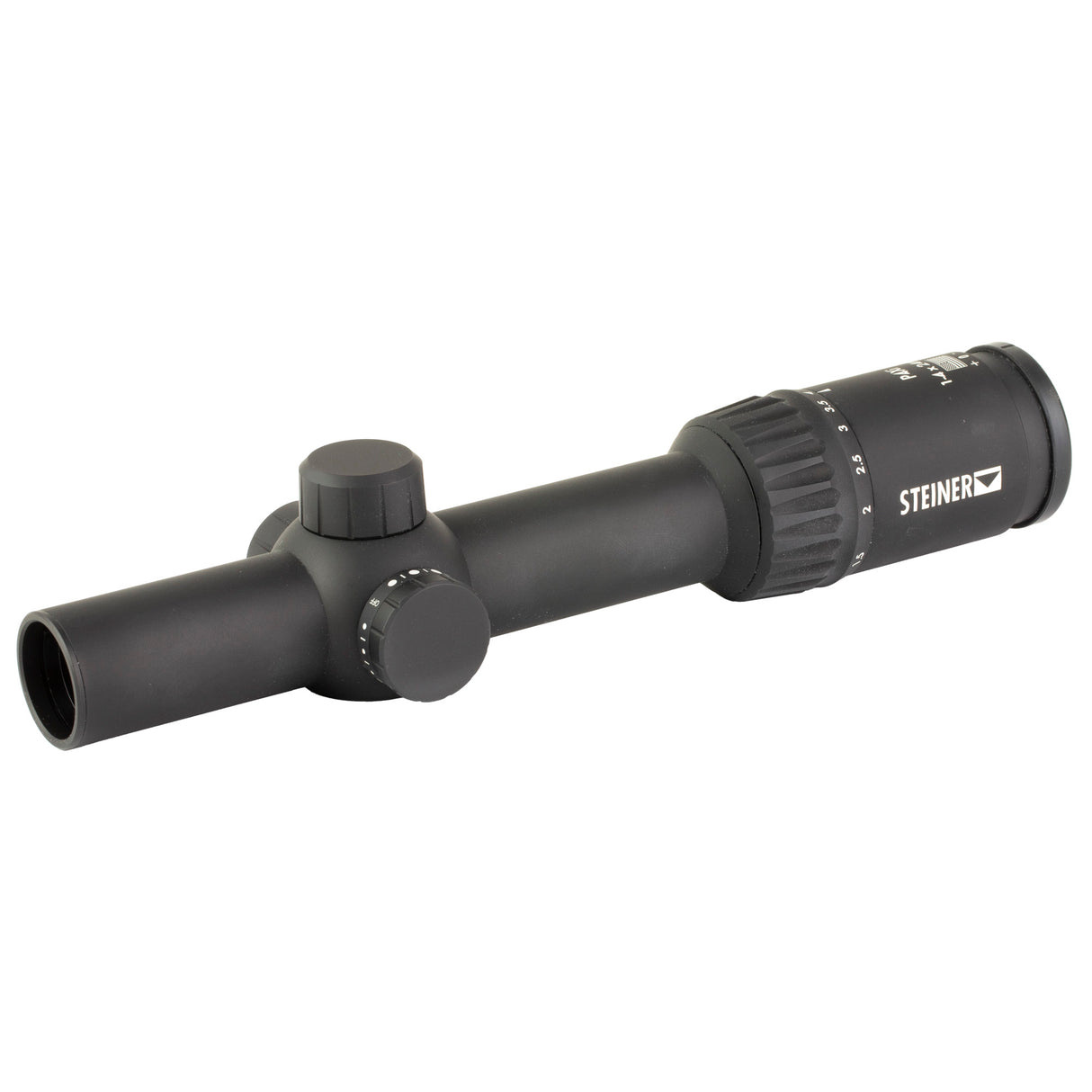 Steiner P4Xi 1-4x42mm SFP Rifle Scope 30mm Tube for tactical shooting and LPVO use