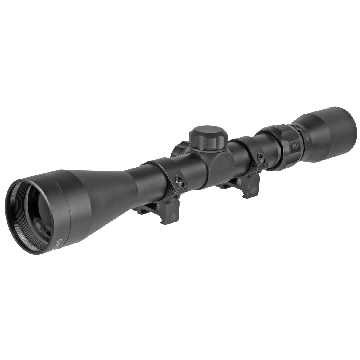 TruGlo Buckline 3-9x40mm Rifle Scope with BDC Reticle and Weaver Rings for Hunting