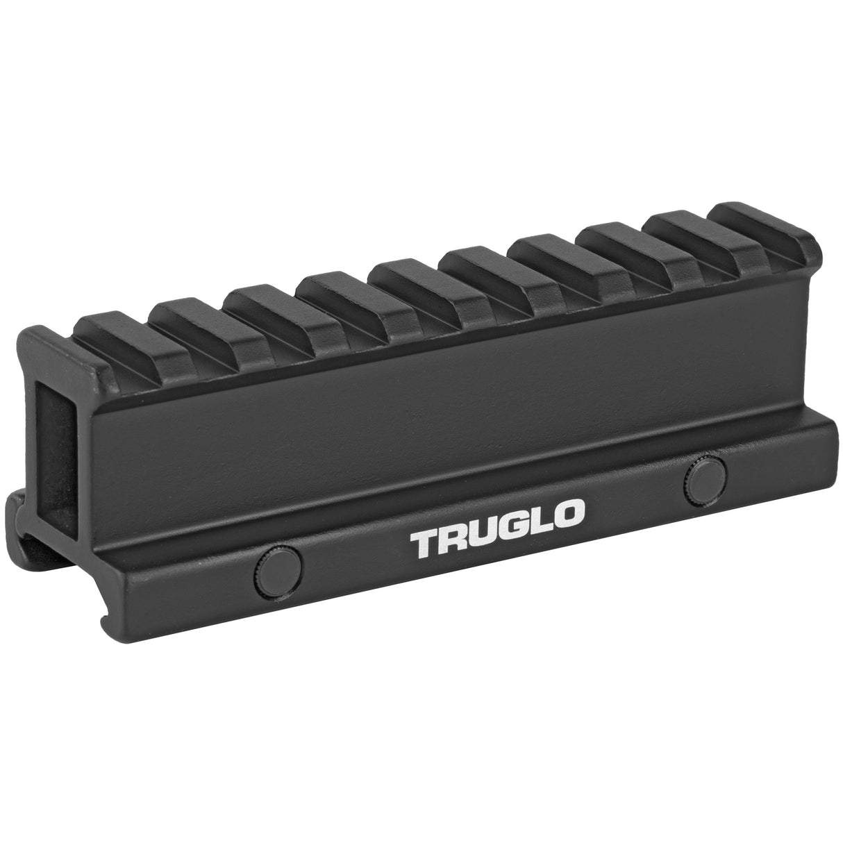 TRUGLO Riser Mount Picatinny 1-Inch One-Piece Bases in Black - 1