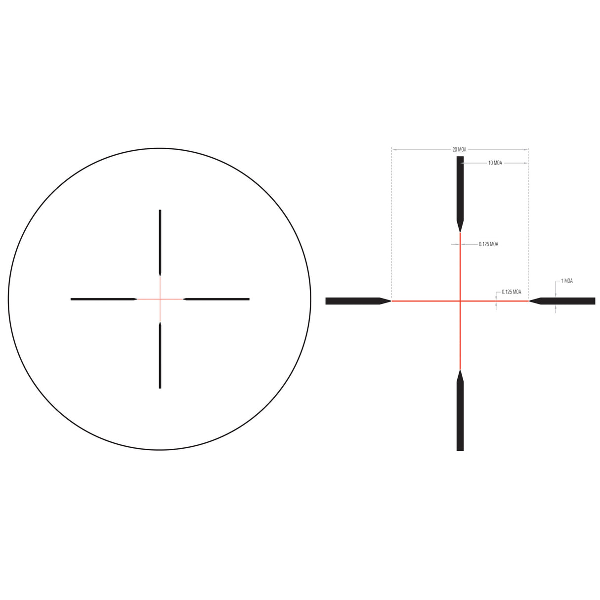 Trijicon Credo HX 2.5-10x56mm SFP Riflescope - Red Standard Duplex Reticle (CRHX1056-C-2900029) - 4