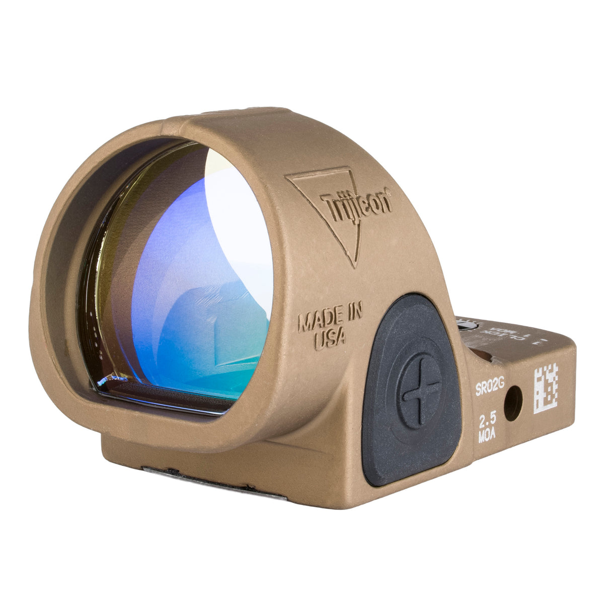 Trijicon SRO Green Dot Sight Coyote Brown - Round Window - 2.5 MOA Dot - 7075 T6 Aluminum - RMR Footprint