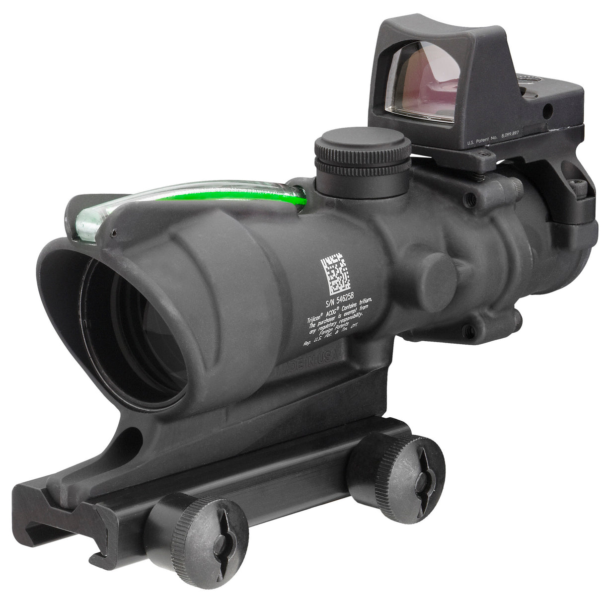 Trijicon ACOG 4x32 Riflescope Green XHR Reticle with RMR, .223 Caliber (MPN: TA31-C-100552) - 1