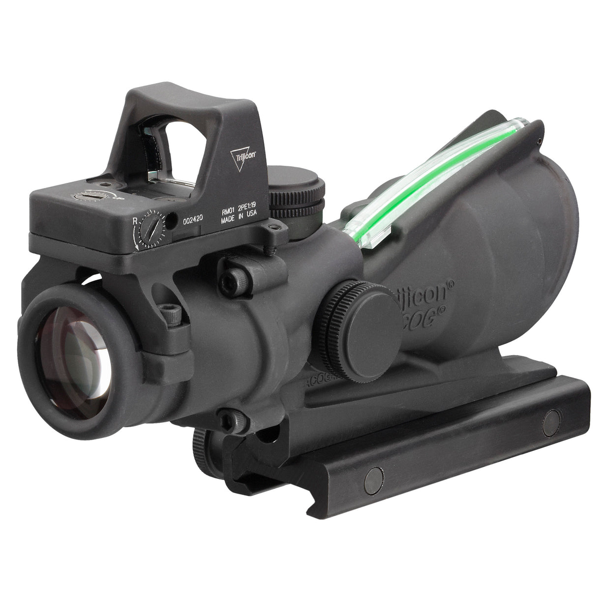 Trijicon ACOG 4x32 Riflescope Green XHR Reticle with RMR, .223 Caliber (MPN: TA31-C-100552) - 3