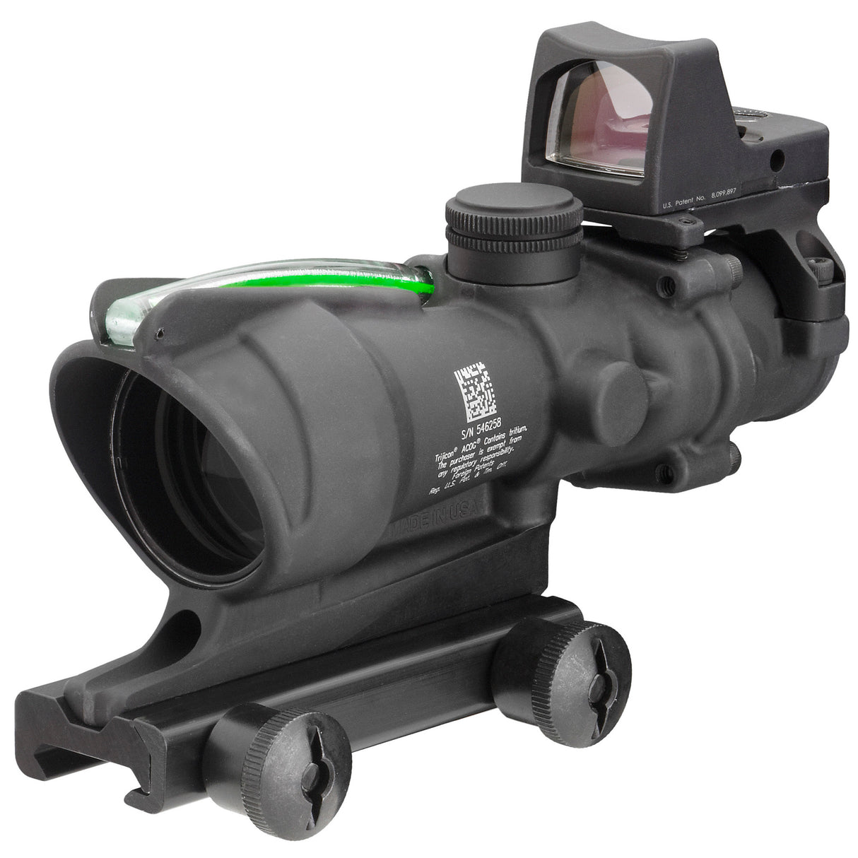 Trijicon ACOG 4x32 Riflescope .223 Green Chevron Reticle with RMR Type 2 Sight (TA31-D-100548) - 1