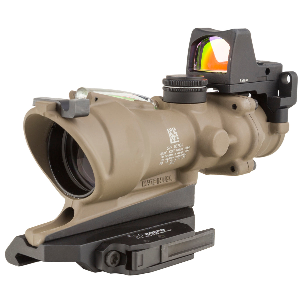 Trijicon ACOG 4x32 Green Chevron .223 Riflescope with RMR Dual Sighting System (MPN: TA31-D-100554, UPC: 719307311824) - 1