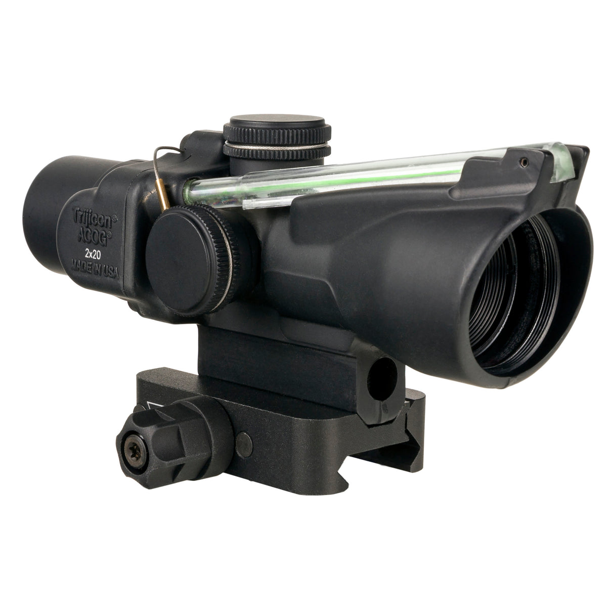 Trijicon ACOG 2x20 Dual Illuminated Green Crosshair Riflescope w/ Q-LOC Mount (TA47-C-400341) - 4