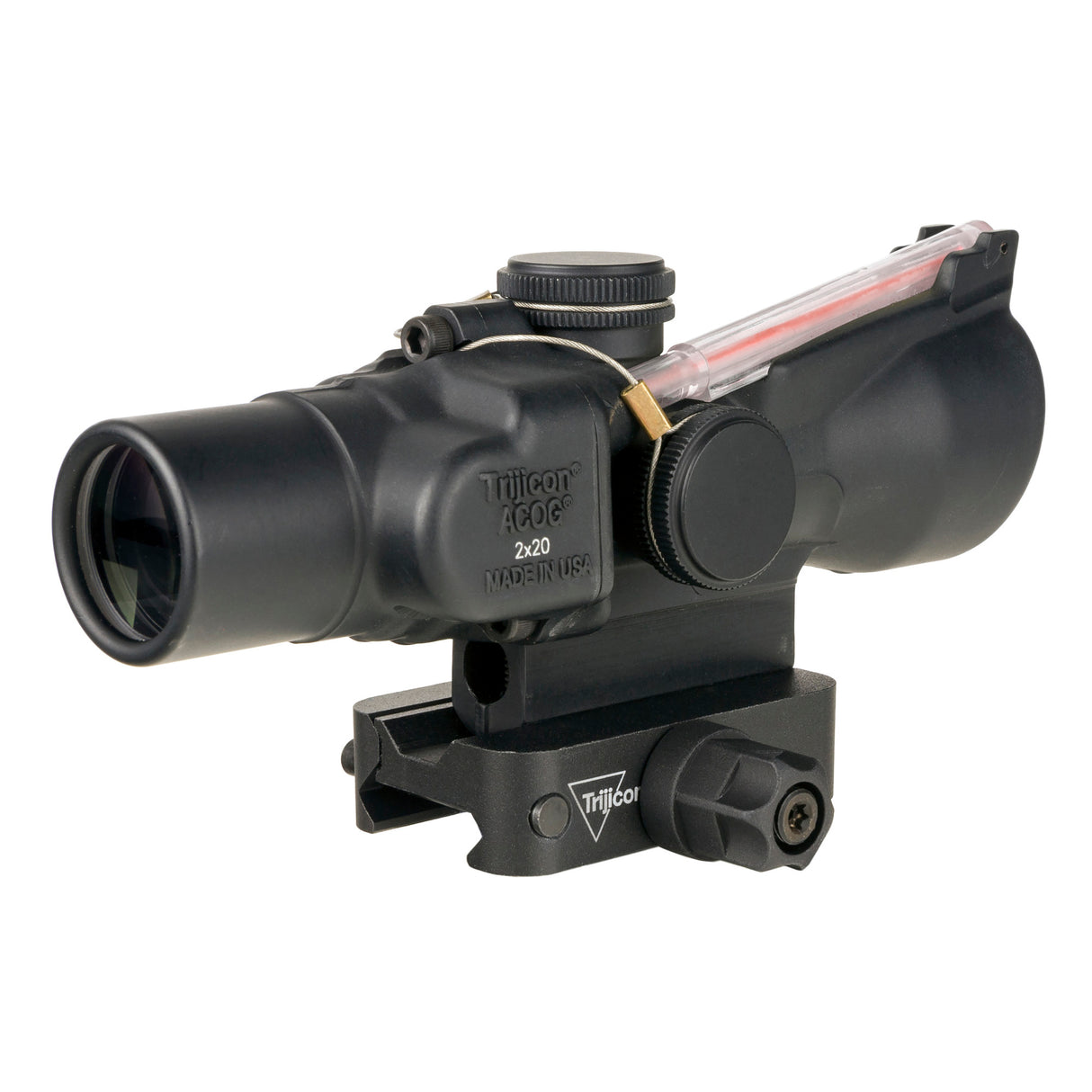Trijicon ACOG 2x20mm Dual Illuminated RTR 9mm PCC Riflescope with Q-LOC Mount (TA47-C-400387) - 2