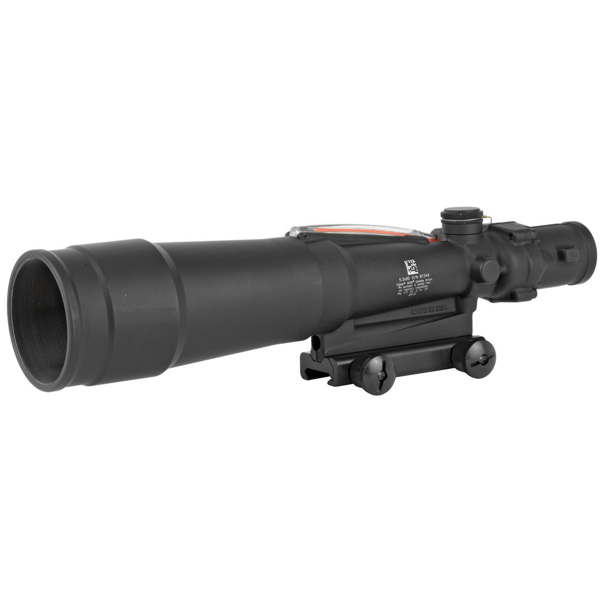 Trijicon ACOG 5.5x50 Fixed Power Riflescope Red Chevron .308 Reticle (TA55A) - 1