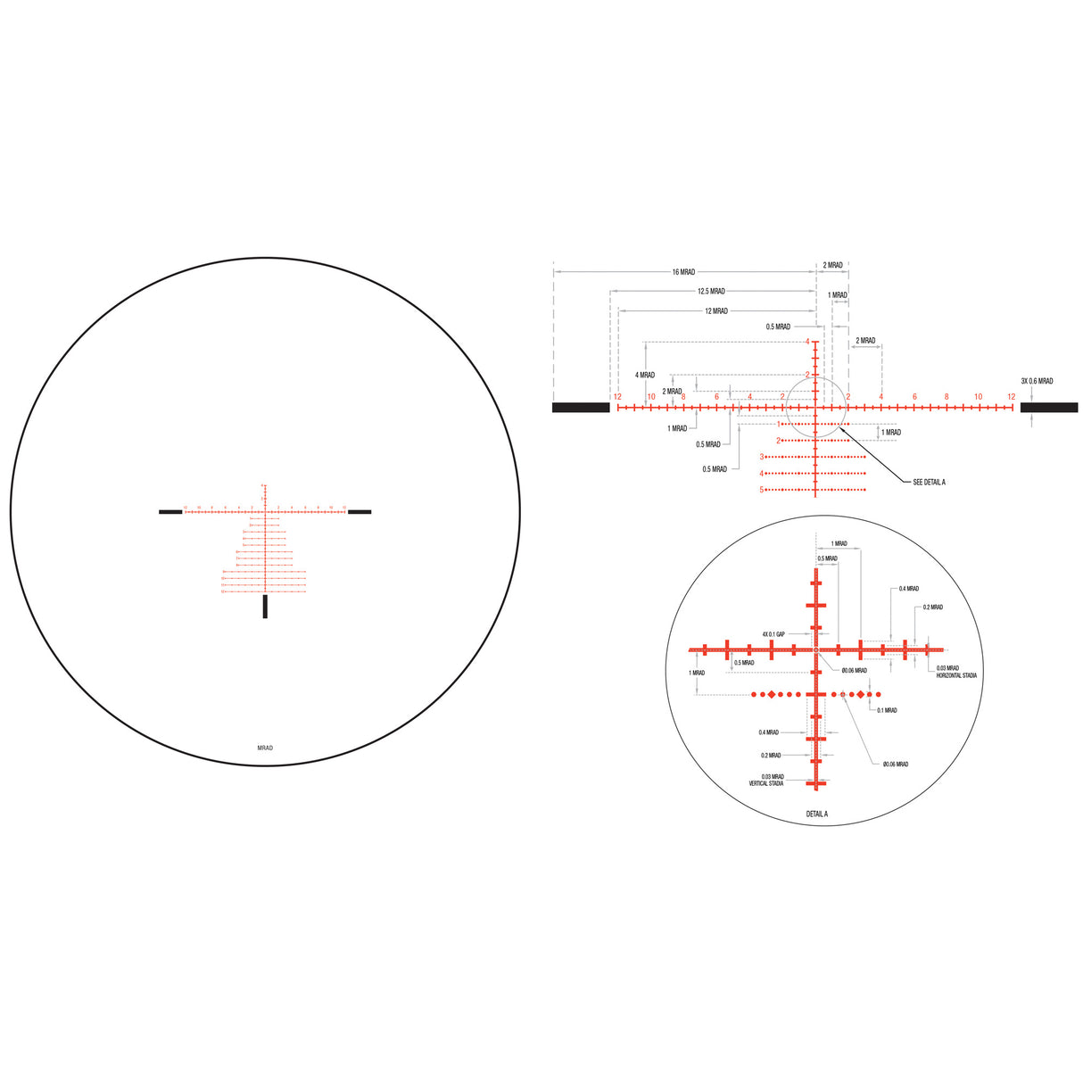 Trijicon Tenmile 4.5-30x56 FFP MRAD Long-Range Riflescope (TM3056-C-3000013) - 4
