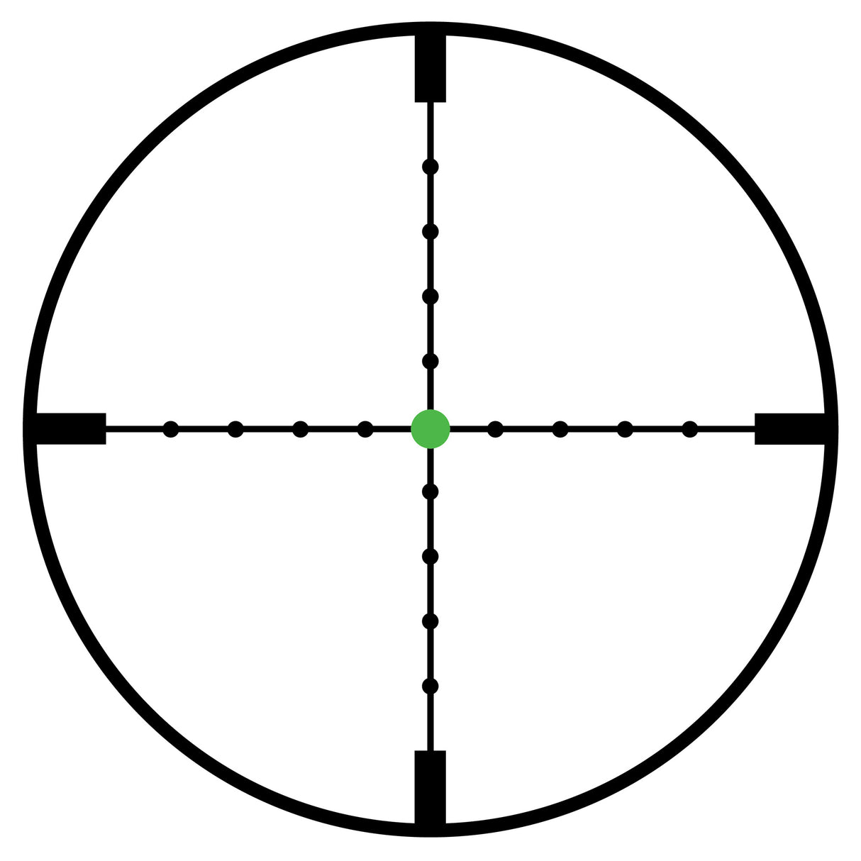Trijicon AccuPoint 3-9x40 Riflescope with Green MDot Reticle (MPN: TR20-2G, UPC: 719307400429) - 4