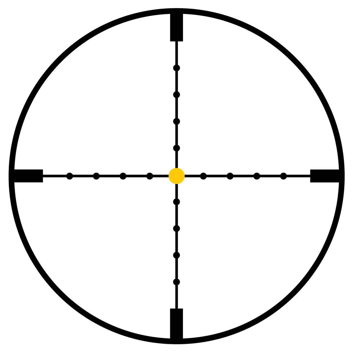 Trijicon AccuPoint 3-9x40 Riflescope with MIL-Dot Crosshair & Amber Dot (TR20-2) - 4