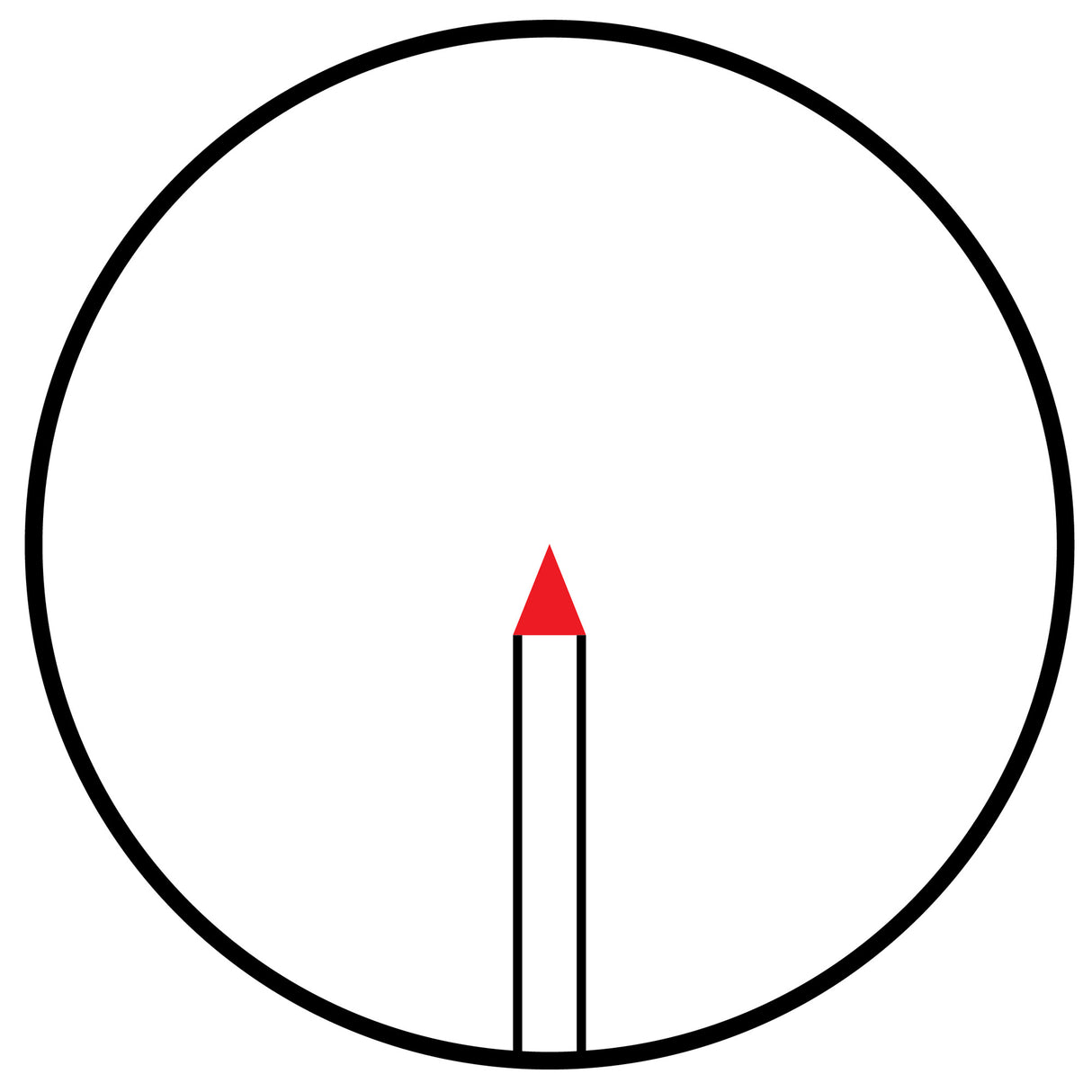 Trijicon AccuPoint 3-9x40mm Riflescope with BAC, Red Triangle Post Reticle (TR20R) - 4