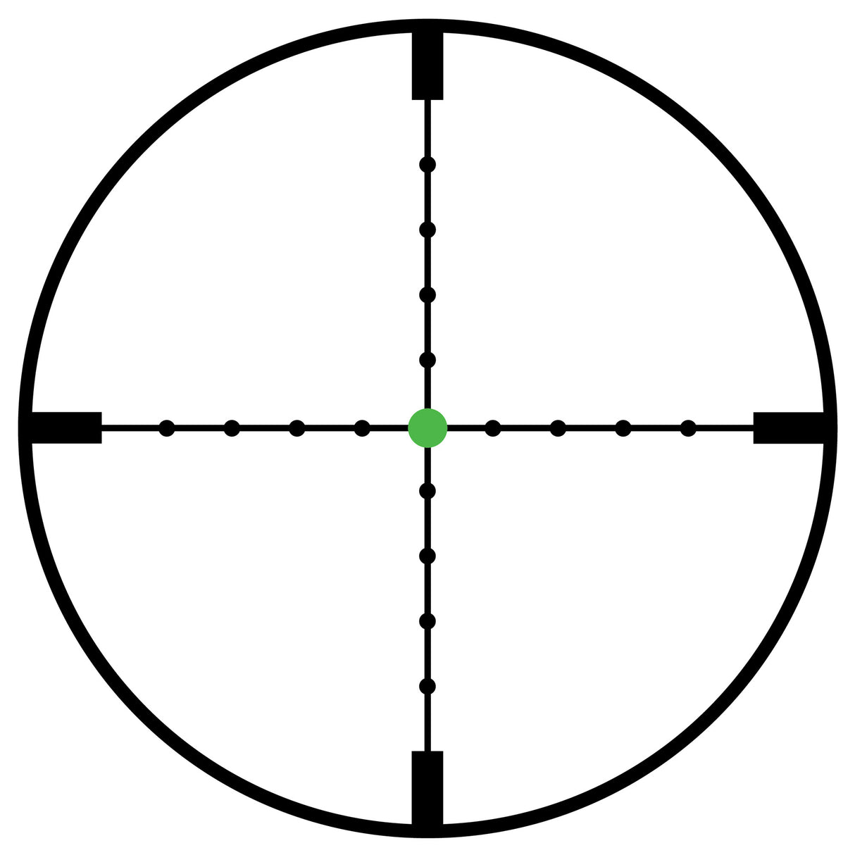 Trijicon AccuPoint 2.5-10x56 Riflescope with Green Mil-Dot Reticle (TR22-2G) - 5