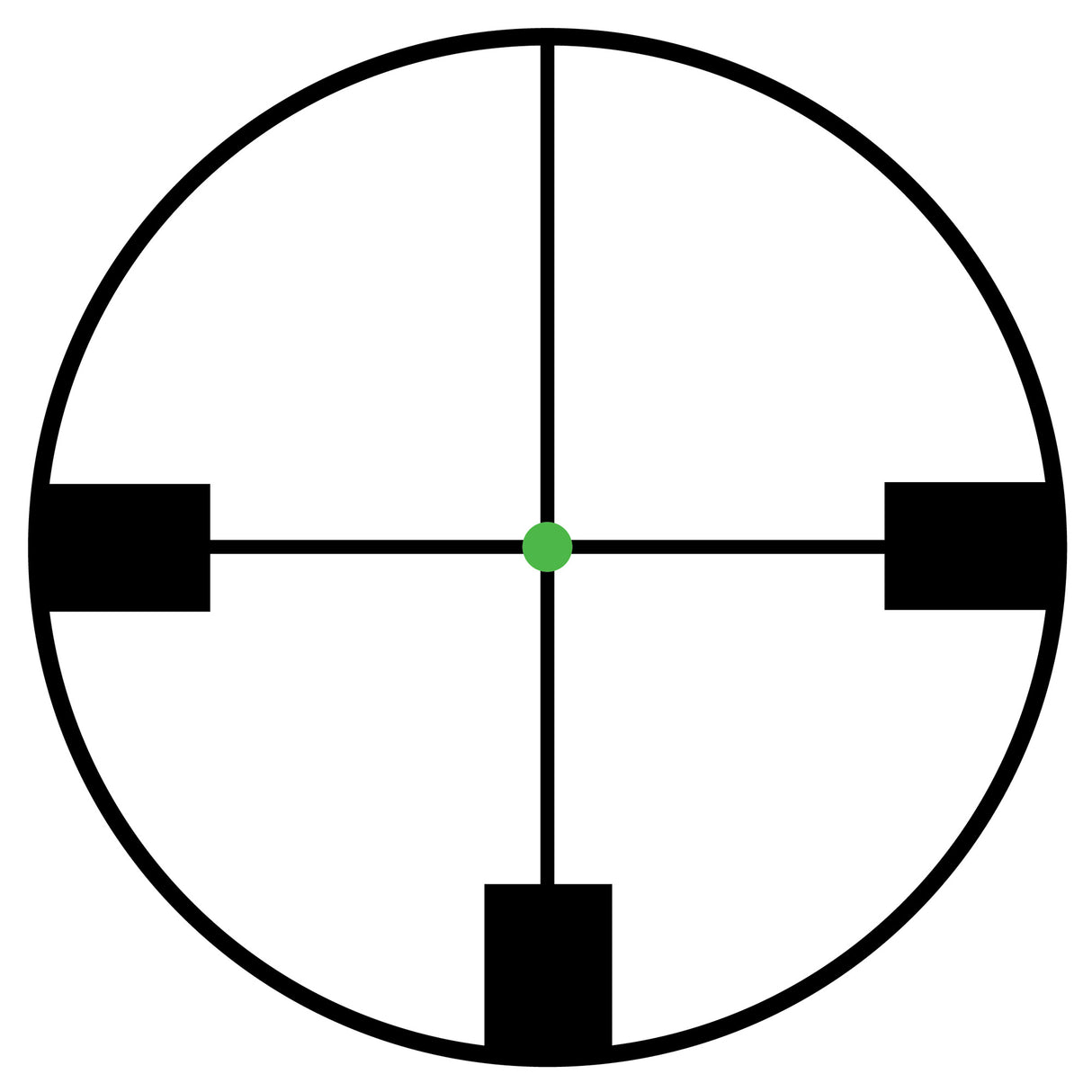 Trijicon AccuPoint 1-4x24 Variable Riflescope with Green Dot Reticle (TR24-3G) - 3