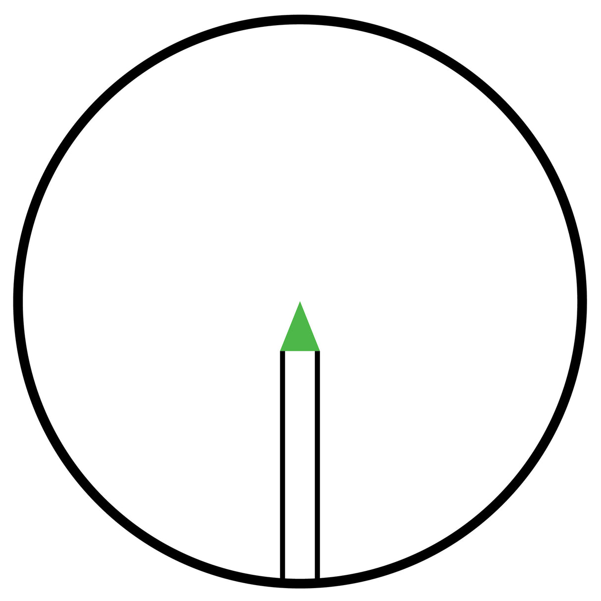 Trijicon AccuPoint 1-4x24 Variable Riflescope with Green Triangle Reticle (TR24G, UPC: 719307400351) - 4