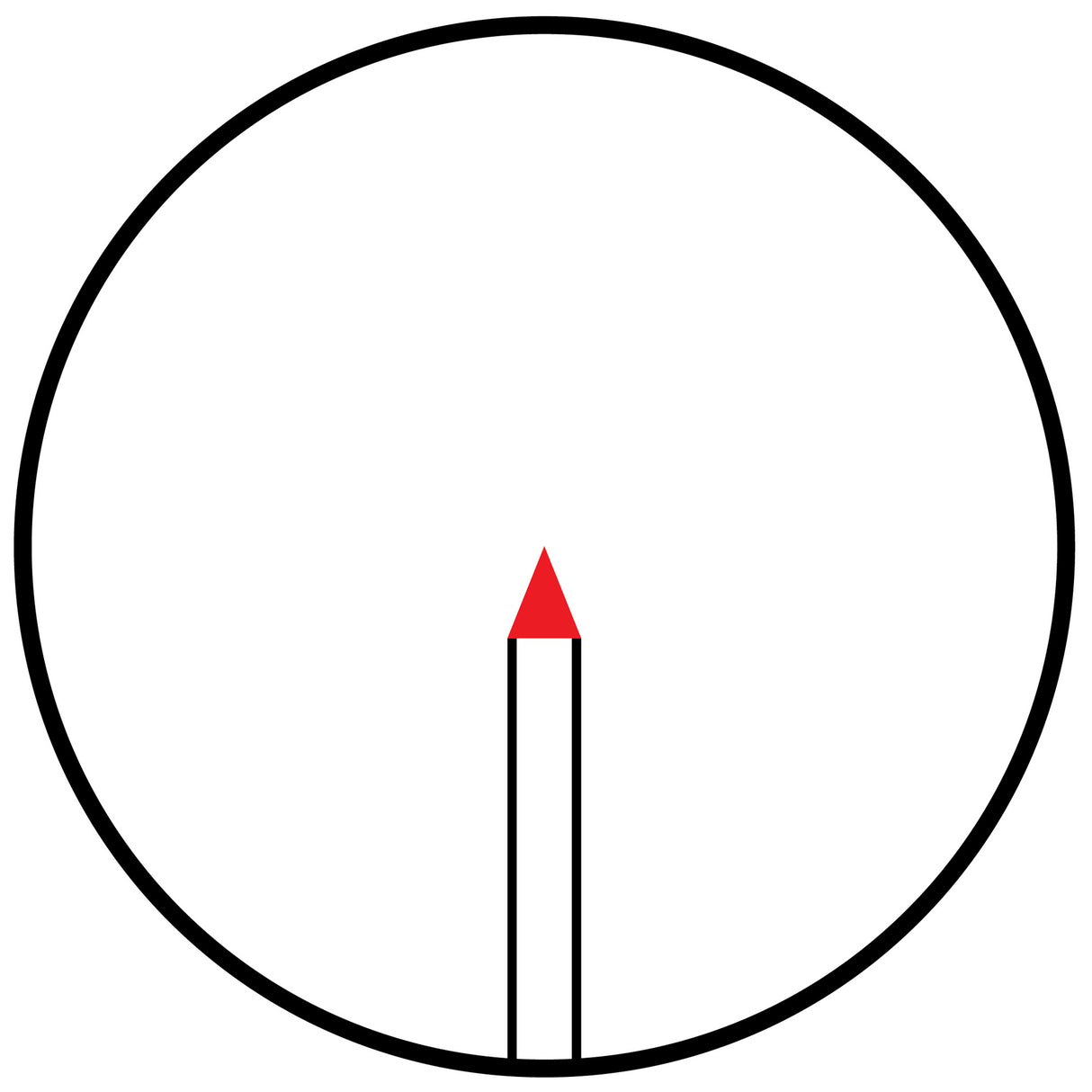 Trijicon AccuPoint 1-4x24 Red Triangle Reticle Riflescope (MPN: TR24R, UPC: 719307400290) - 4