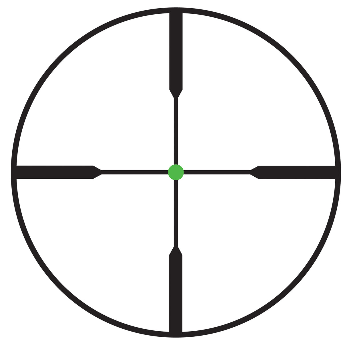 Trijicon AccuPoint 1-6x24 Riflescope with Standard Duplex Reticle, Battery-Free Illumination (MPN: TR25-C-200080, UPC: 719307401556) - 4