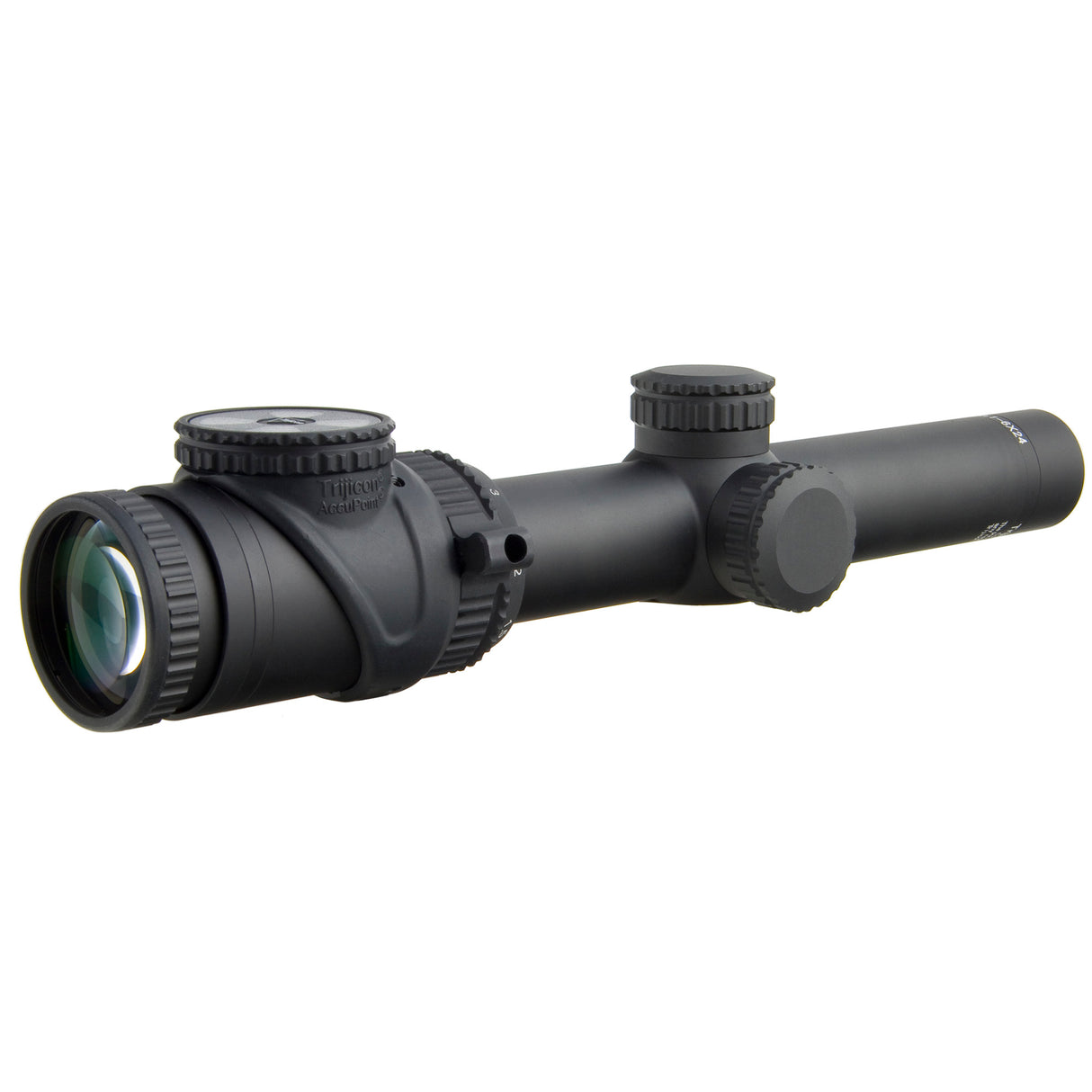 Trijicon AccuPoint 1-6x24 Riflescope (TR25-C-200086): Illuminated Green Circle Crosshair Reticle, reliable battery-free tritium/fiber optic.