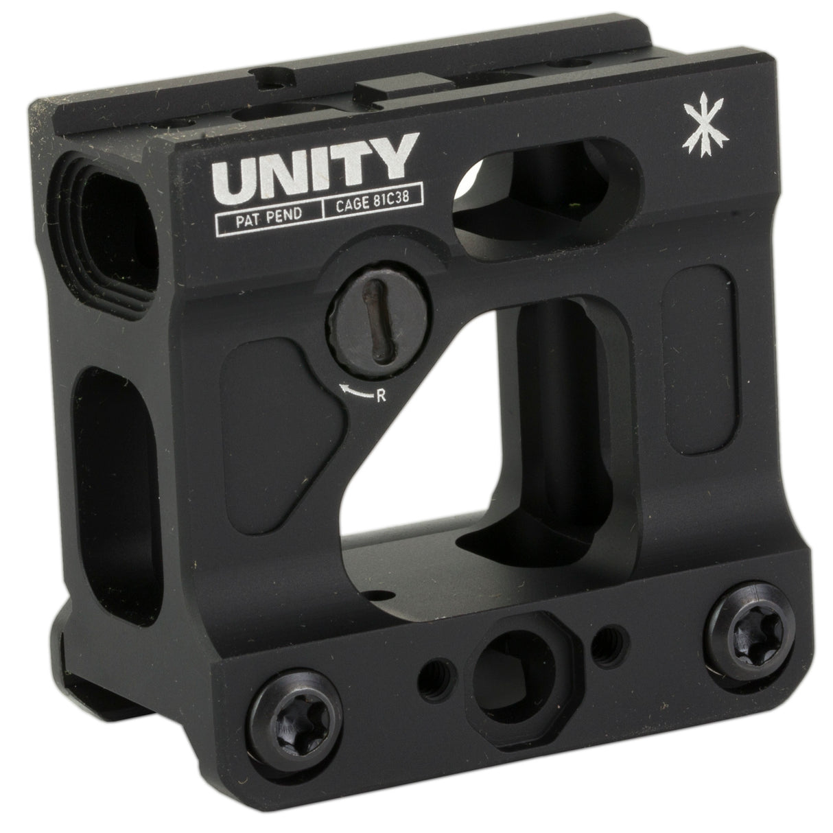 T1/T2 Red Dot Unity FAST Mount, 2.26" Height Co-Witness, Black - FST-MICB