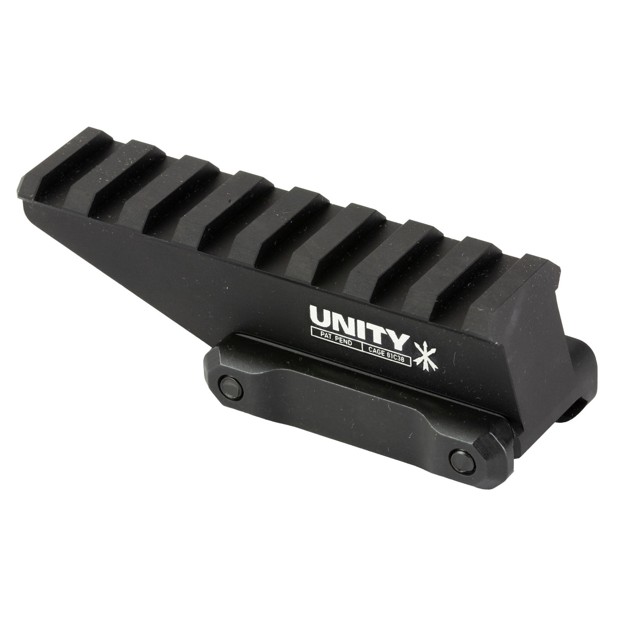 Optic Riser Unity FAST Mount, Elevates Absolute Co-Witness to 2.26" Height, Black - FST-ORAB