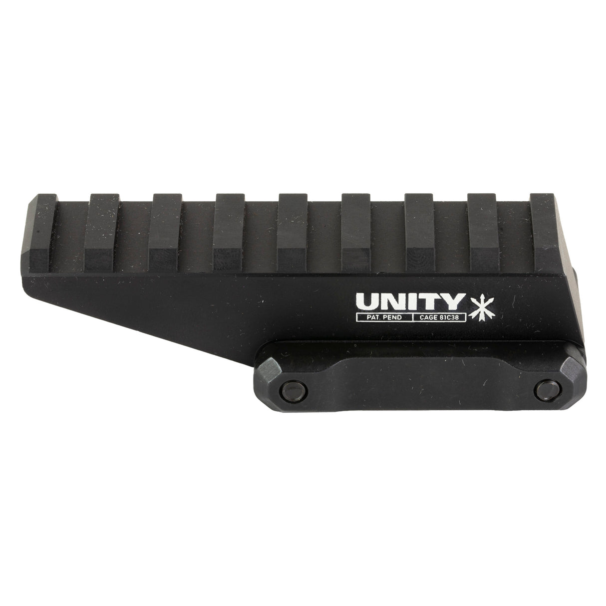 Optic Riser Unity FAST Mount, Elevates Absolute Co-Witness to 2.26" Height, Black - FST-ORAB