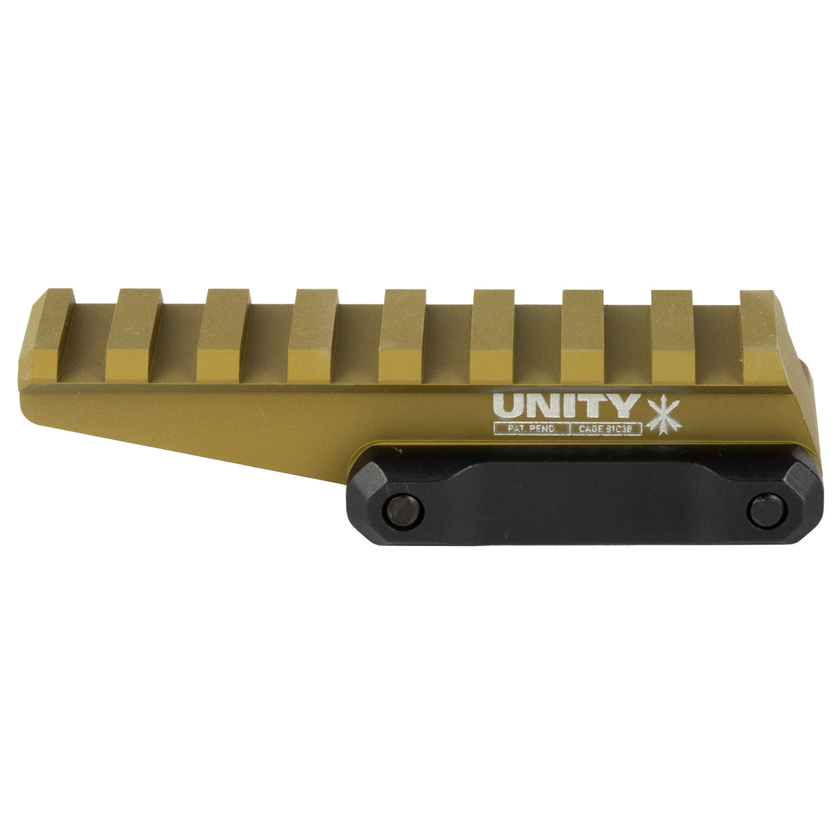 Unity Tactical FAST Scope Base Bases in Flat Dark Earth Anodized - 3
