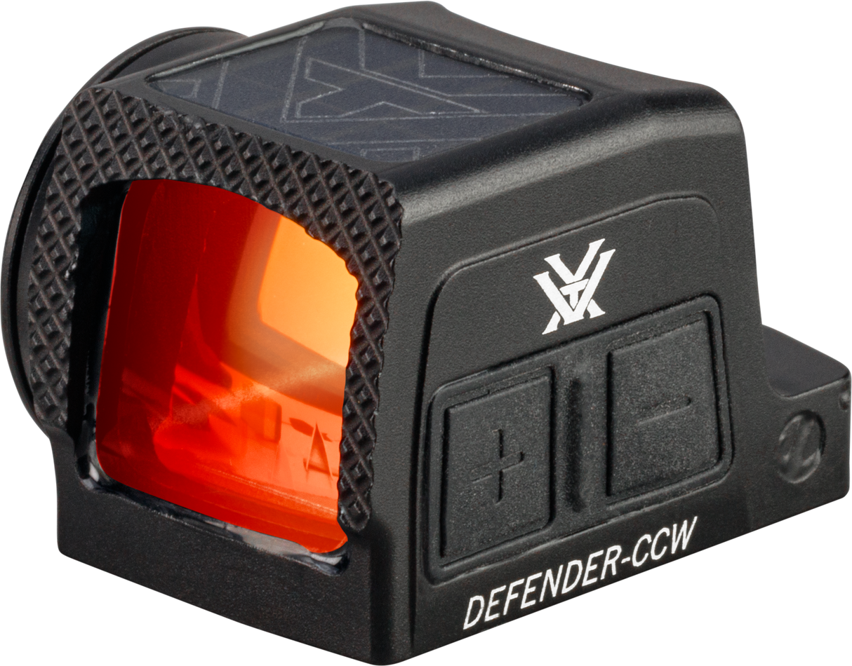 Vortex Defender CCW Enclosed Solar Red Dot, RMSc Footprint, 32 MOA Circle + 3 MOA Dot Reticle - DFCCW-MRD3-E