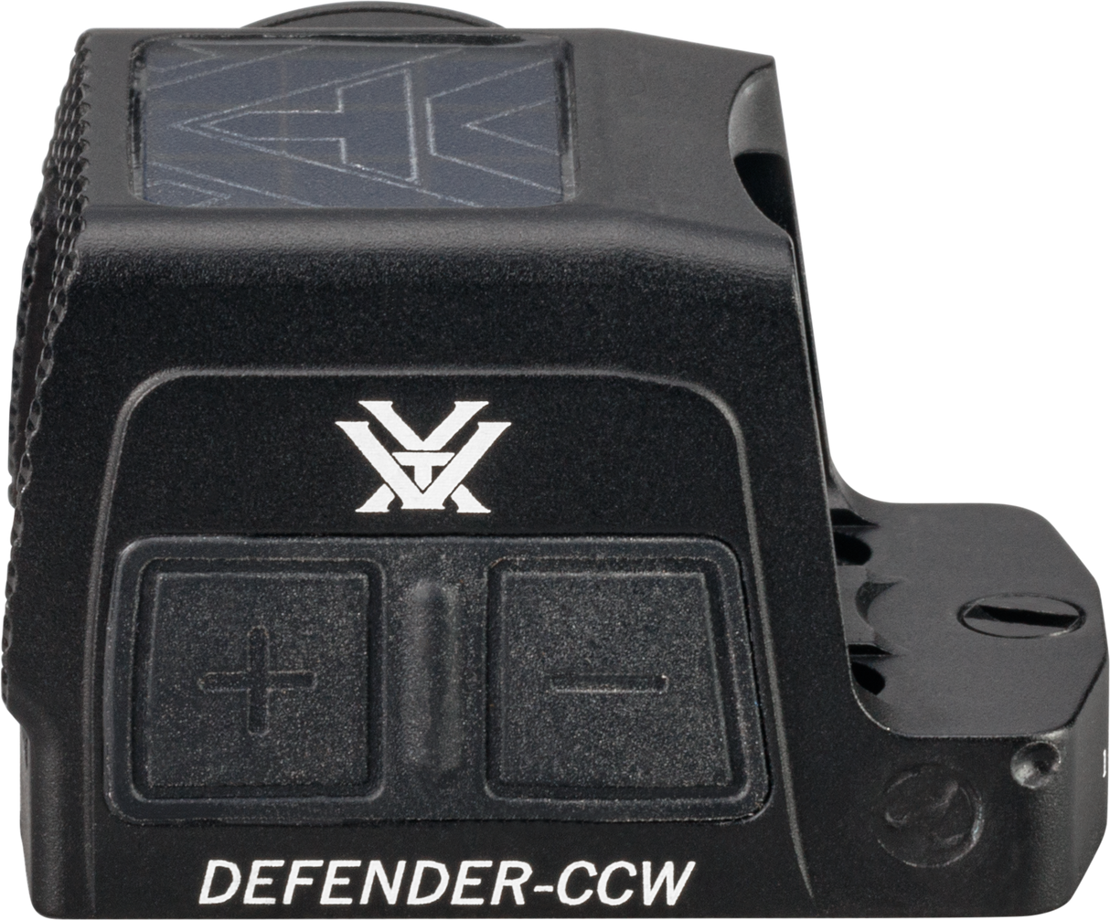 Vortex Defender CCW Enclosed Solar Red Dot, RMSc Footprint, 32 MOA Circle + 3 MOA Dot Reticle - DFCCW-MRD3-E