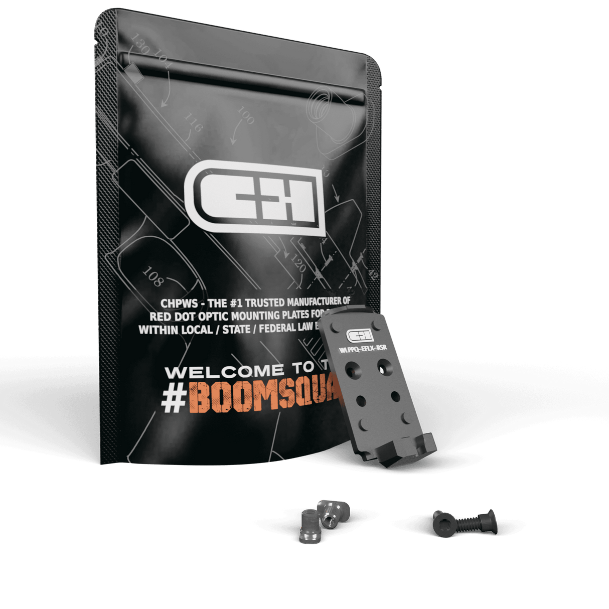 Walther PPQ / Q4 / Q5 to EOTech EFLX with Integrated Rear Sight - WLPPQ-EFLX-RSR