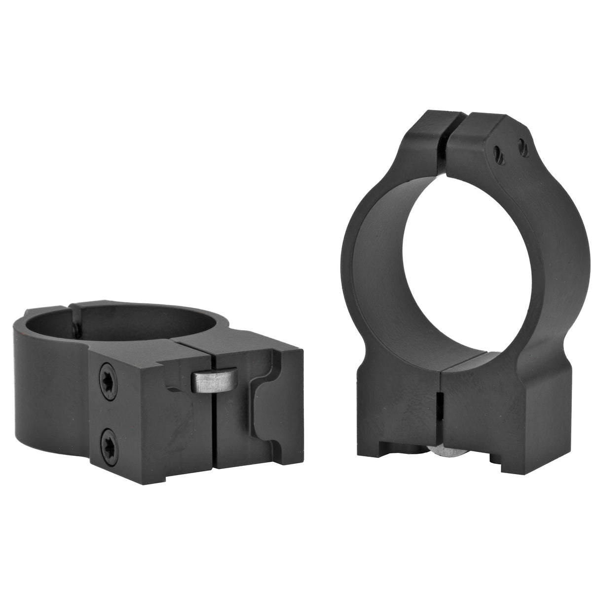 Warne Fixed 30mm Medium Scope Rings Rings in Black Matte - 2