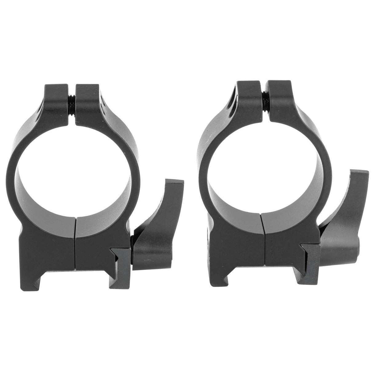 Warne Maxima 30mm Medium Quick Detach Scope Rings Rings in Black Matte - 1