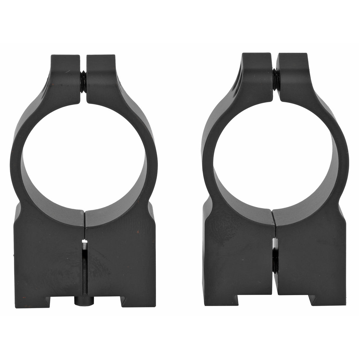 Warne 1-Inch High Scope Rings Rings in Black Matte - 1