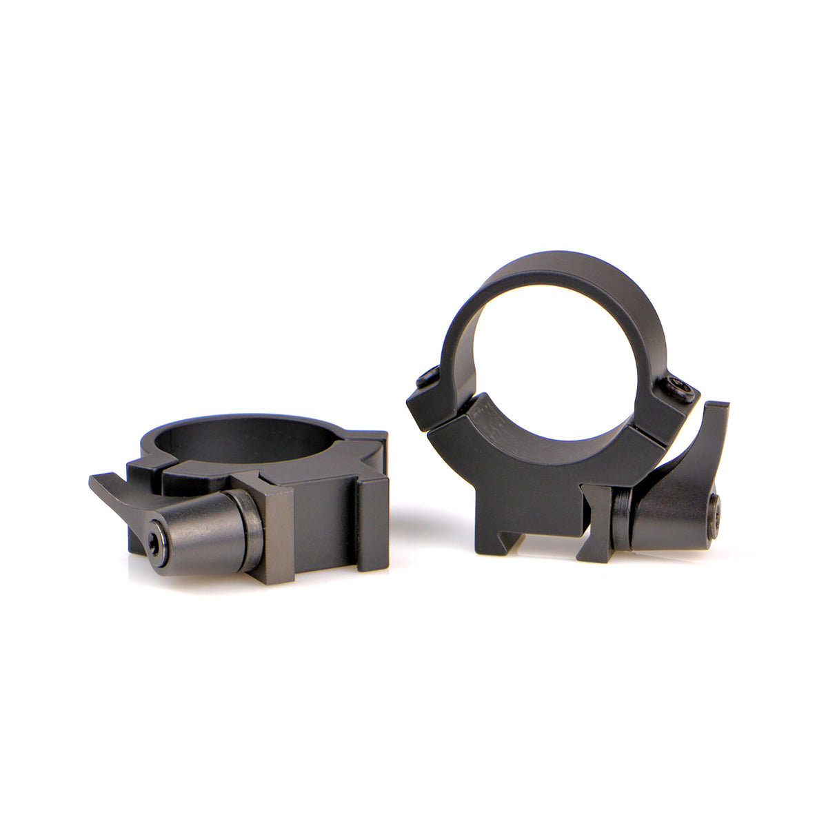 Warne 7.3 Series 1-Inch Medium Quick Detach Scope Rings Rings in Black Matte - 1