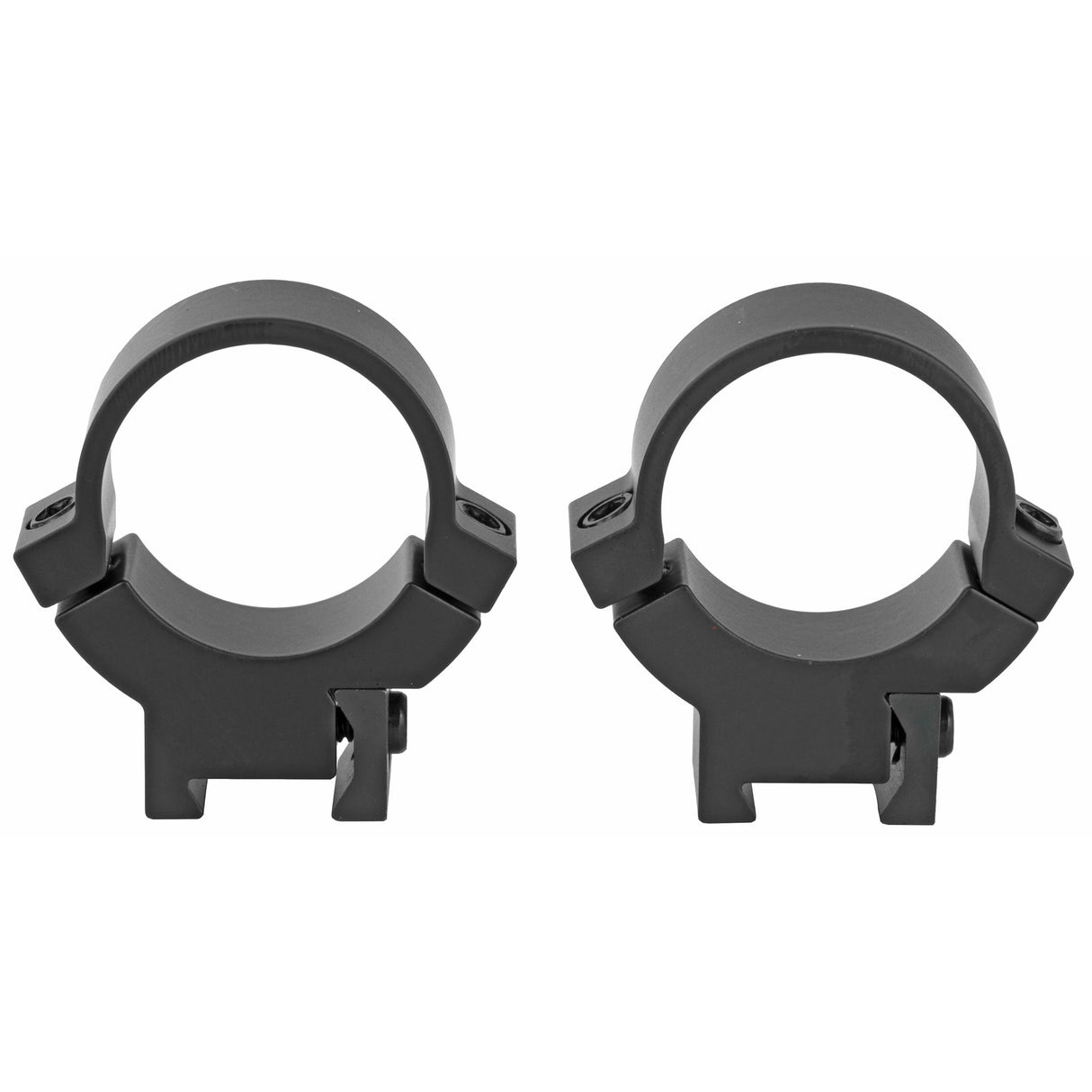 Warne 7.3 Series 1-Inch Medium Scope Rings Rings in Black Matte - 1