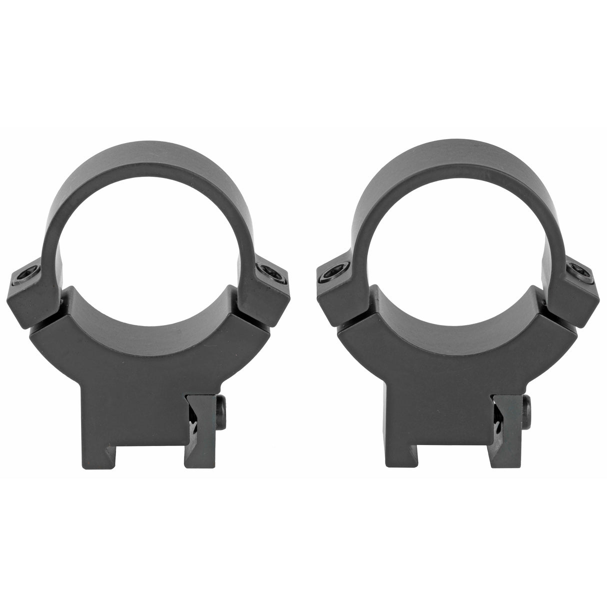 Warne 7.3 Series 1-Inch High Scope Rings Rings in Black Matte - 1