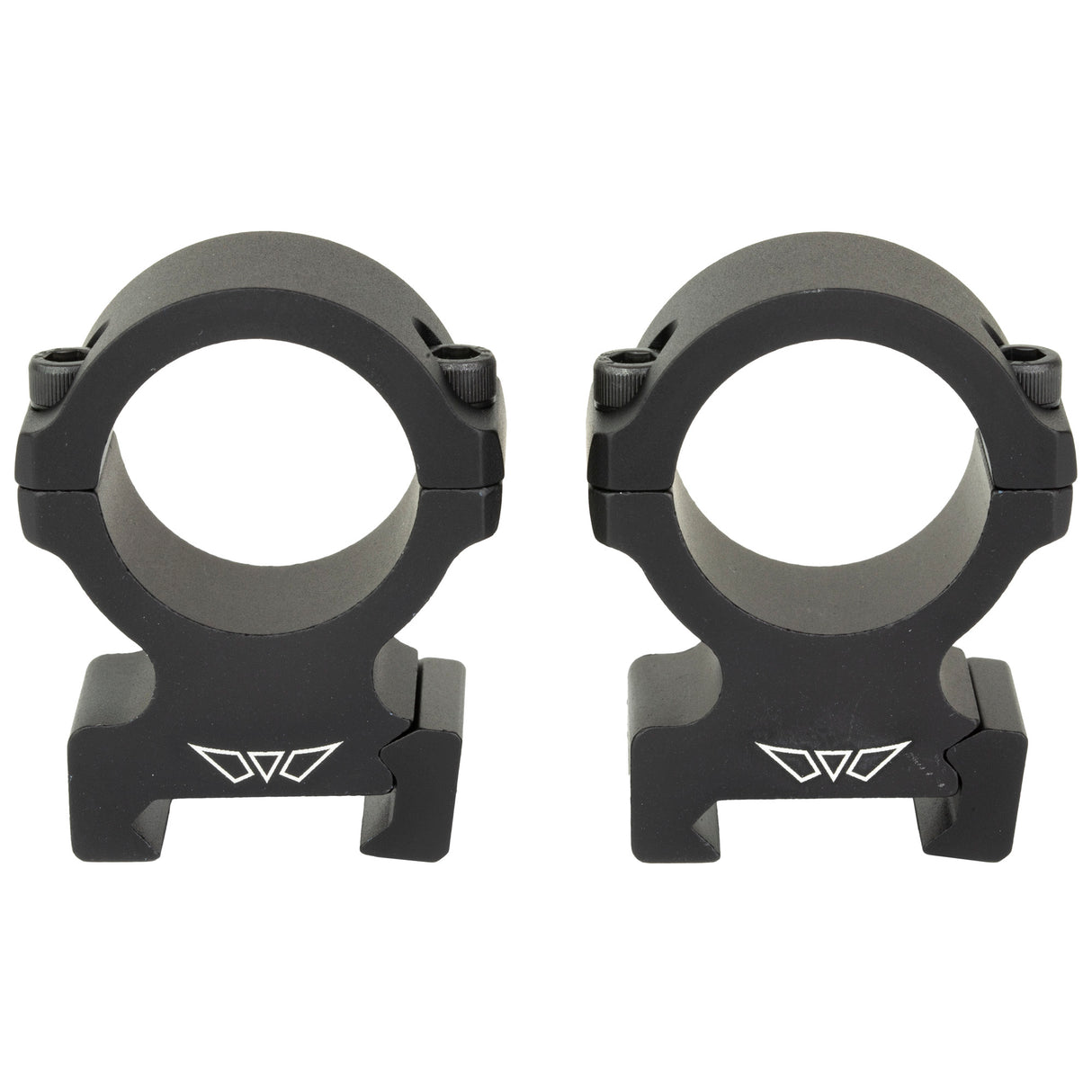Warne Vapor 30mm High Scope Rings Rings in Black Matte - 1